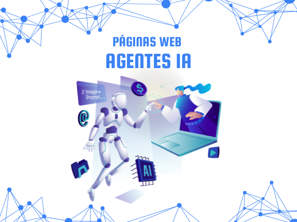 Ilustración de un agente de inteligencia artificial